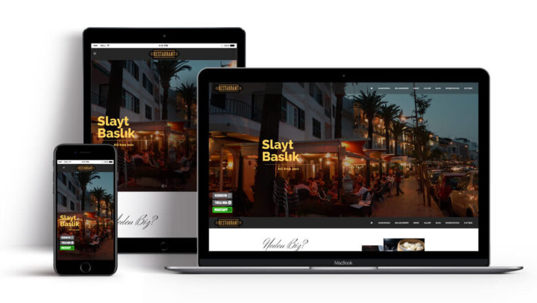  Restaurant v1 Özel Yazılım Admin Panelli