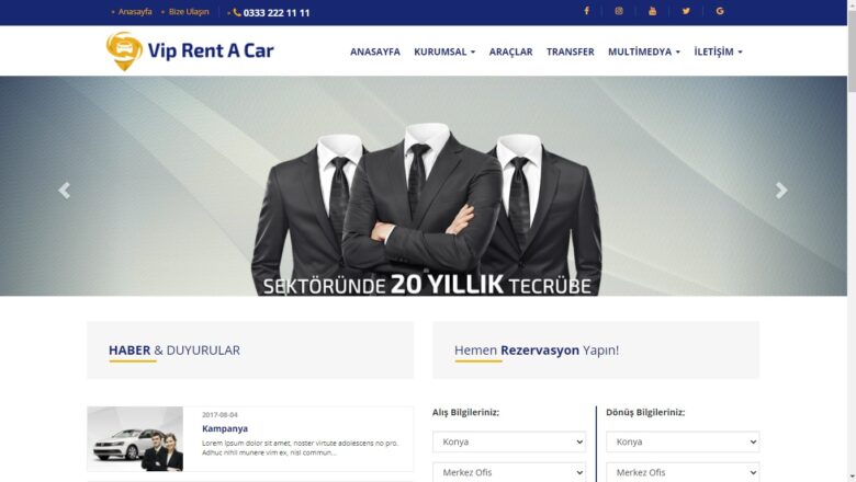  Rentacar Scripti Harika Güzel Nette İlk