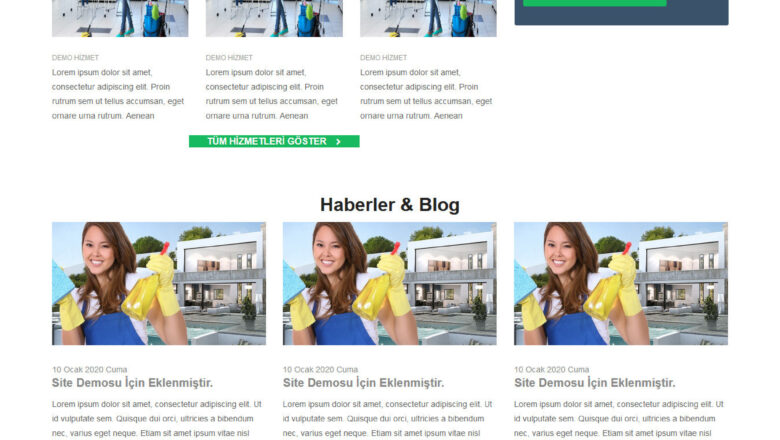  Kurumsal Temizlik PHP Script V2