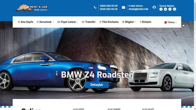  Güzel Bir Rentacar Scripti Hediyemiz Olsun