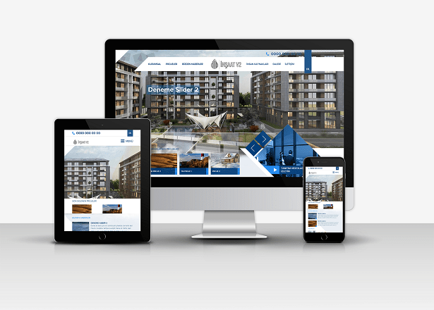  İnşaat V2 PHP Tema Ücretsiz İndir