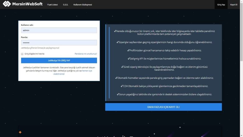  Smm Double Panel Scripti Full İndir