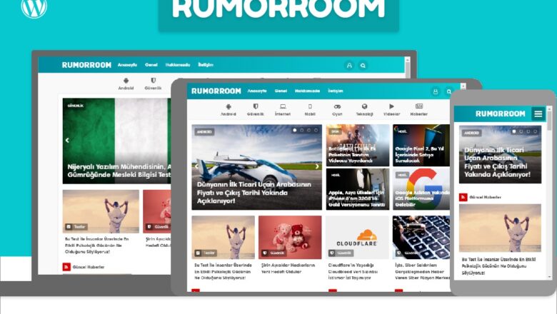 RumorRoom WordPress Portal & Magazin Teması