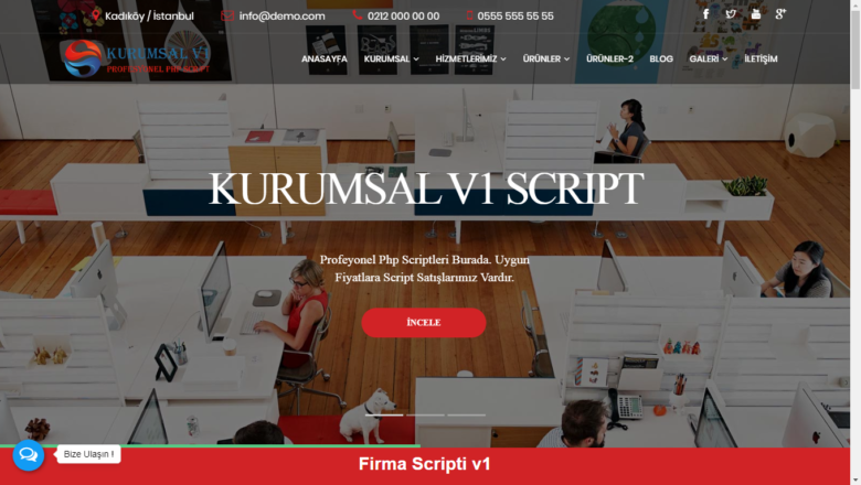 Firma v1 Scripti Full Açık Kaynak Ücretsiz İndir