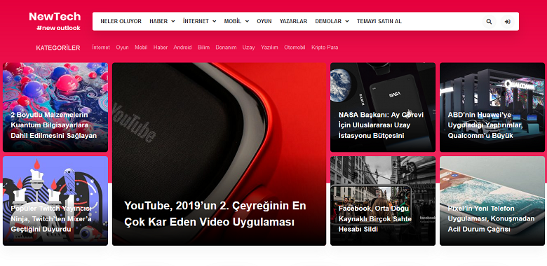  Newtech – WordPress Teması