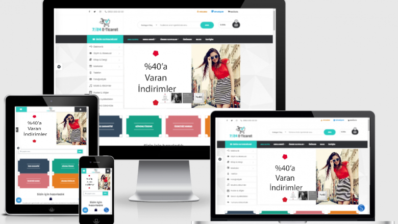  7/24 E-Ticaret Teması İndir