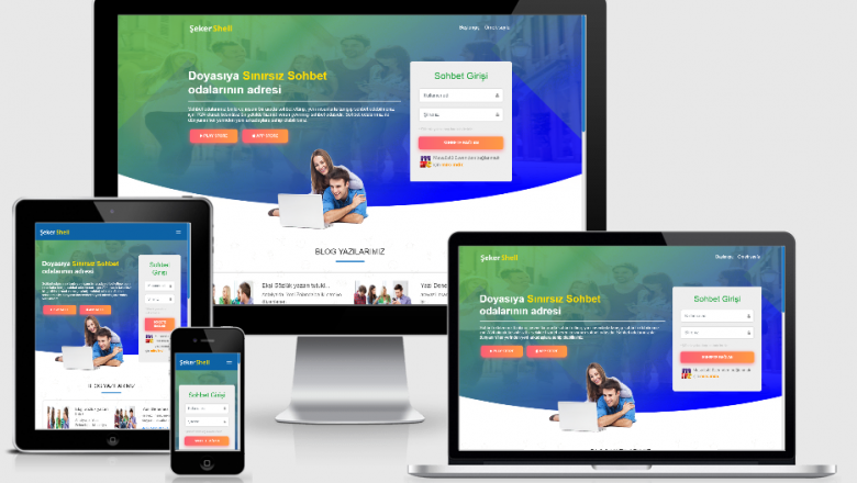  Turkuaz  WordPress Sohbet Teması