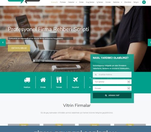  Ücretsiz Firma Rehberi Scripti 2021